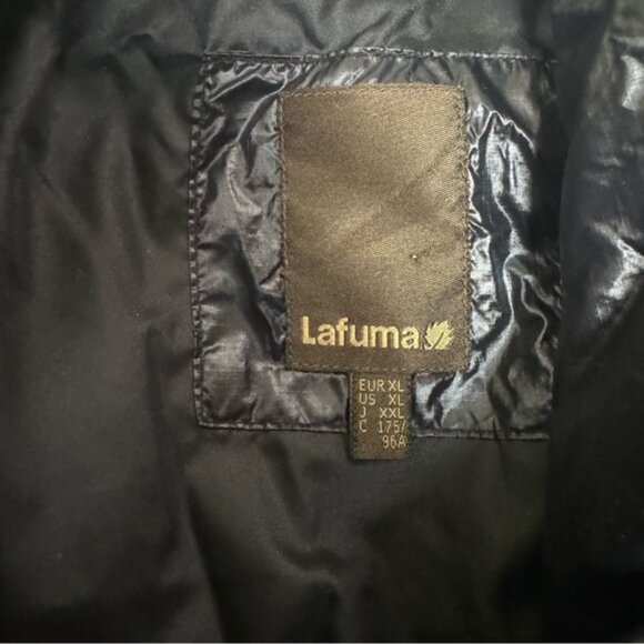 Lafuma Down Puffer Jacket Coat Zip Pockets Lightweight Warm Snow Cold Black XL - Picture 11 of 16